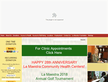 Tablet Screenshot of lamaestra.org